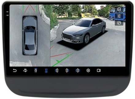 Магнитола для Chevrolet Equinox 2016+ - FarCar BX10-360-9659 монитор 10.36" 2K QLED на Android 13, 6Гб+128Гб, CarPlay, 4G SIM-слот, 4 камеры в комплекте