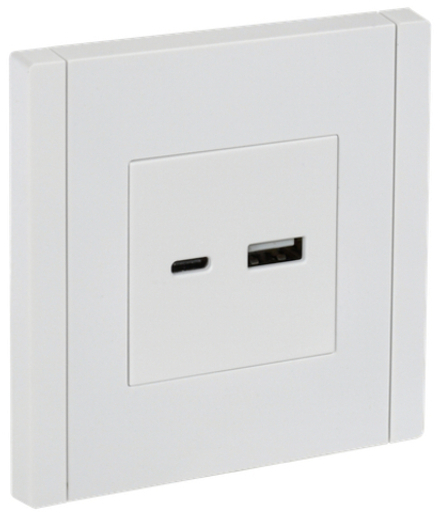FORTE&PIANO Розетка USB A+C 18Вт FP251 белый IEK