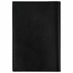 Обложка для паспорта натуральная кожа флоттер, "PASSPORT", кожаный уголок, черная, BRAUBERG, 238192