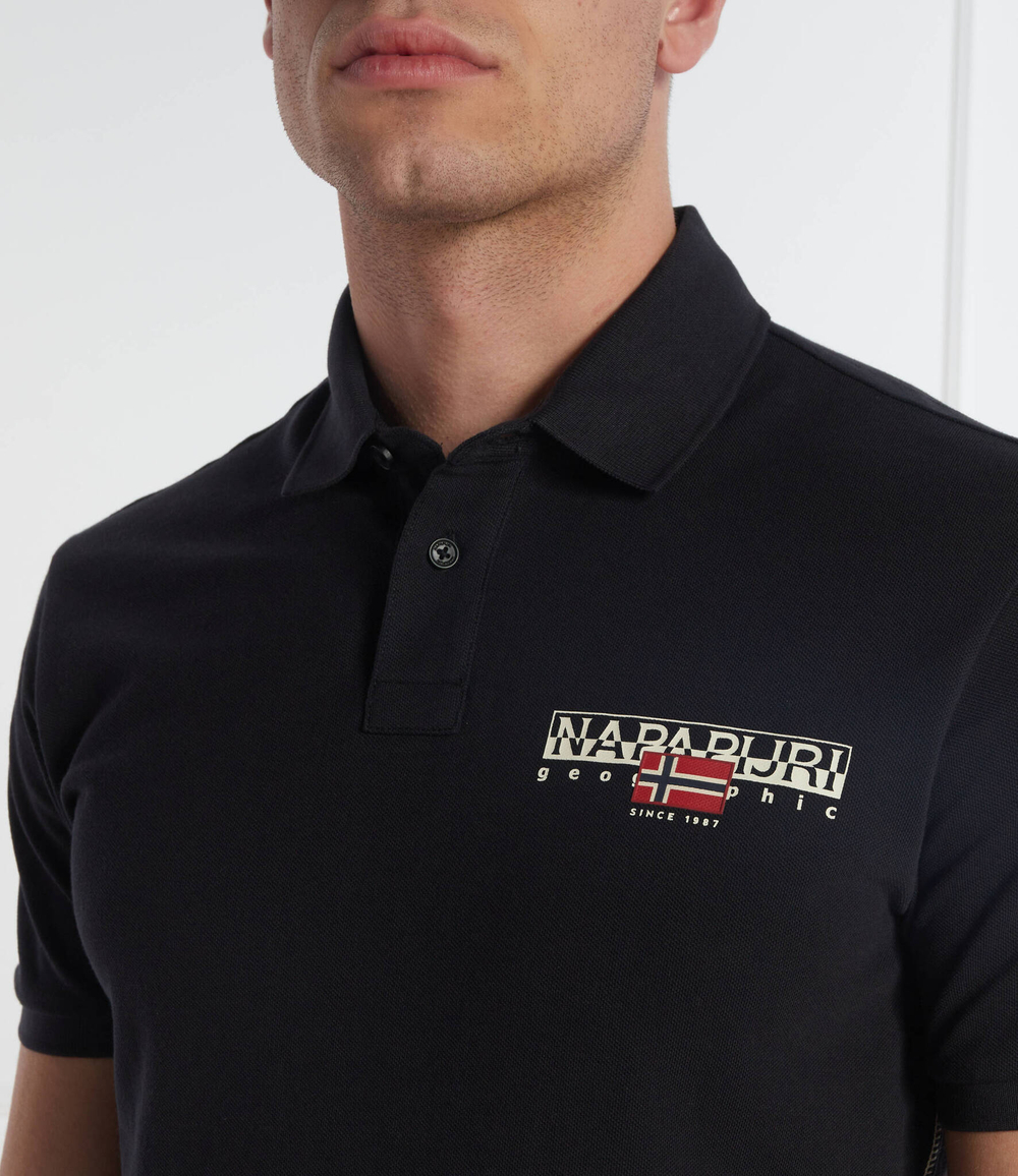 Поло E-AYLMER Napapijri - черный(NP0A4HTN)
