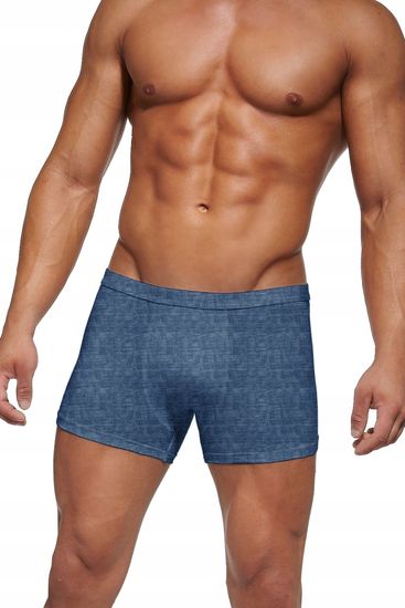 Трусы мужские боксеры Cornette Authentic Perfect, Blue Print