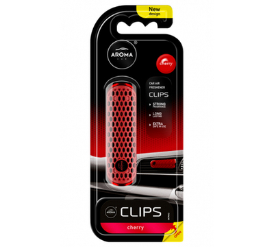 AROMA CAR Ароматизатор воздуха Aroma Car CLIPS Cherry в дефлектор