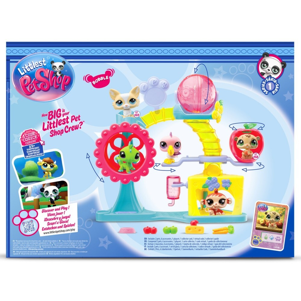 Littlest Pet Shop - Веселая фабрика Набор Карусель + 2 фигурки LPS00519 / артикул   LPS00519  / GTIN 885561005196