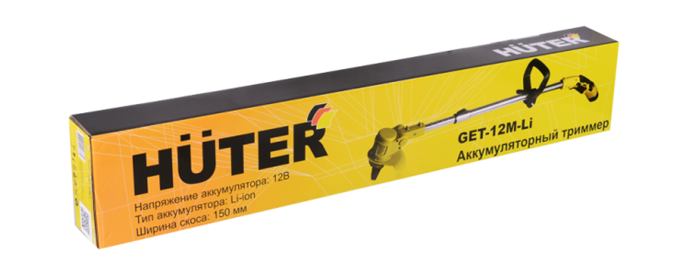 Аккумуляторный триммер Huter GET-12M-Li