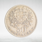 Portugal, 50 Centavos, 1957, VF