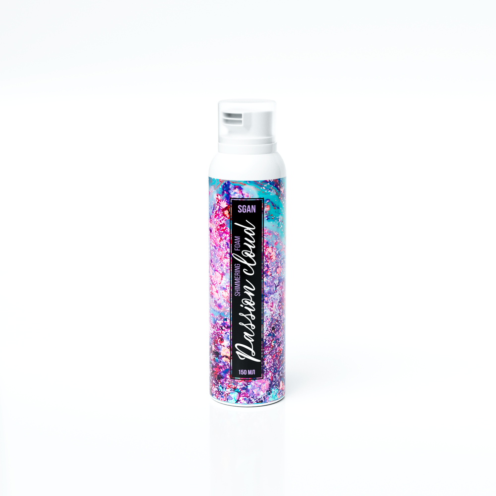 Шиммер для массажа с хрустящей пенкой Passion Cloud SGAN, 150 мл