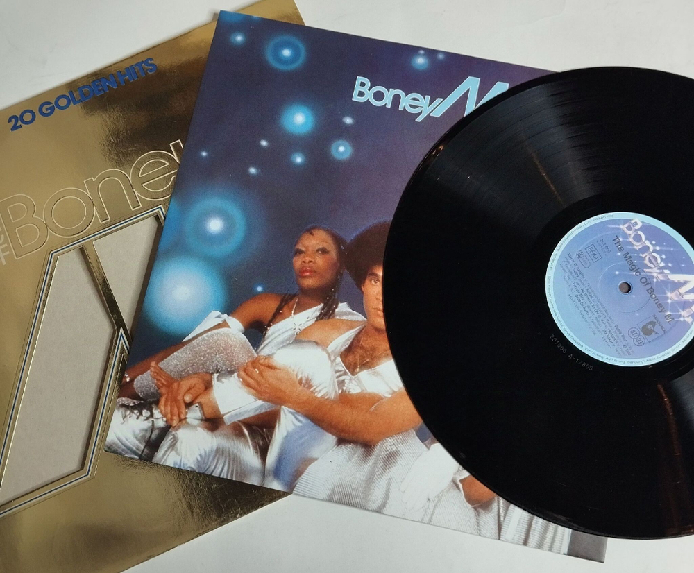 Винтажная виниловая пластинка LP The Magic Of Boney M (Germany 1980)