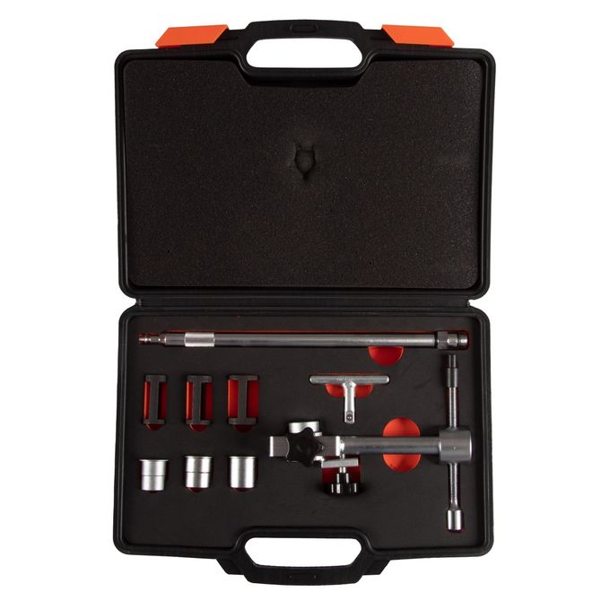 AFFIX (AF10310009C) Рассухариватель клапанов универсальный, кейс, 9 предметов