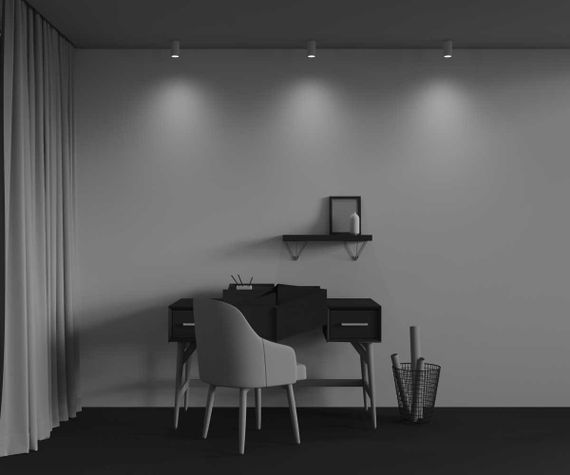 Потолочный светильник Maytoni Technical Ceiling Calipso TR218-1-GU10-BK