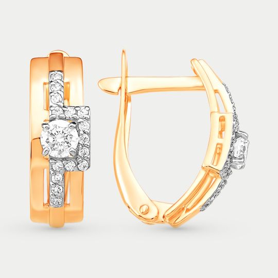 Серьги золотые