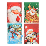 Блокнот детский Basir на замке, формат А6, серия "Зимняя сказка", переплет 7БЦ, 18*13 см, 48 листов, ассорти