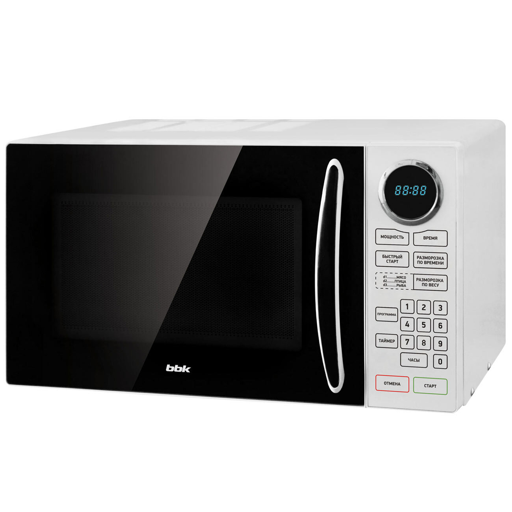 Микроволновая печь BBK 23MWS-916S/BW кнопки (h)