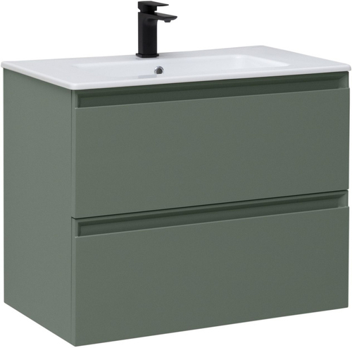 Тумба с раковиной Allen Brau Eclipse 1.E1002.CGM 80 cement grey matt