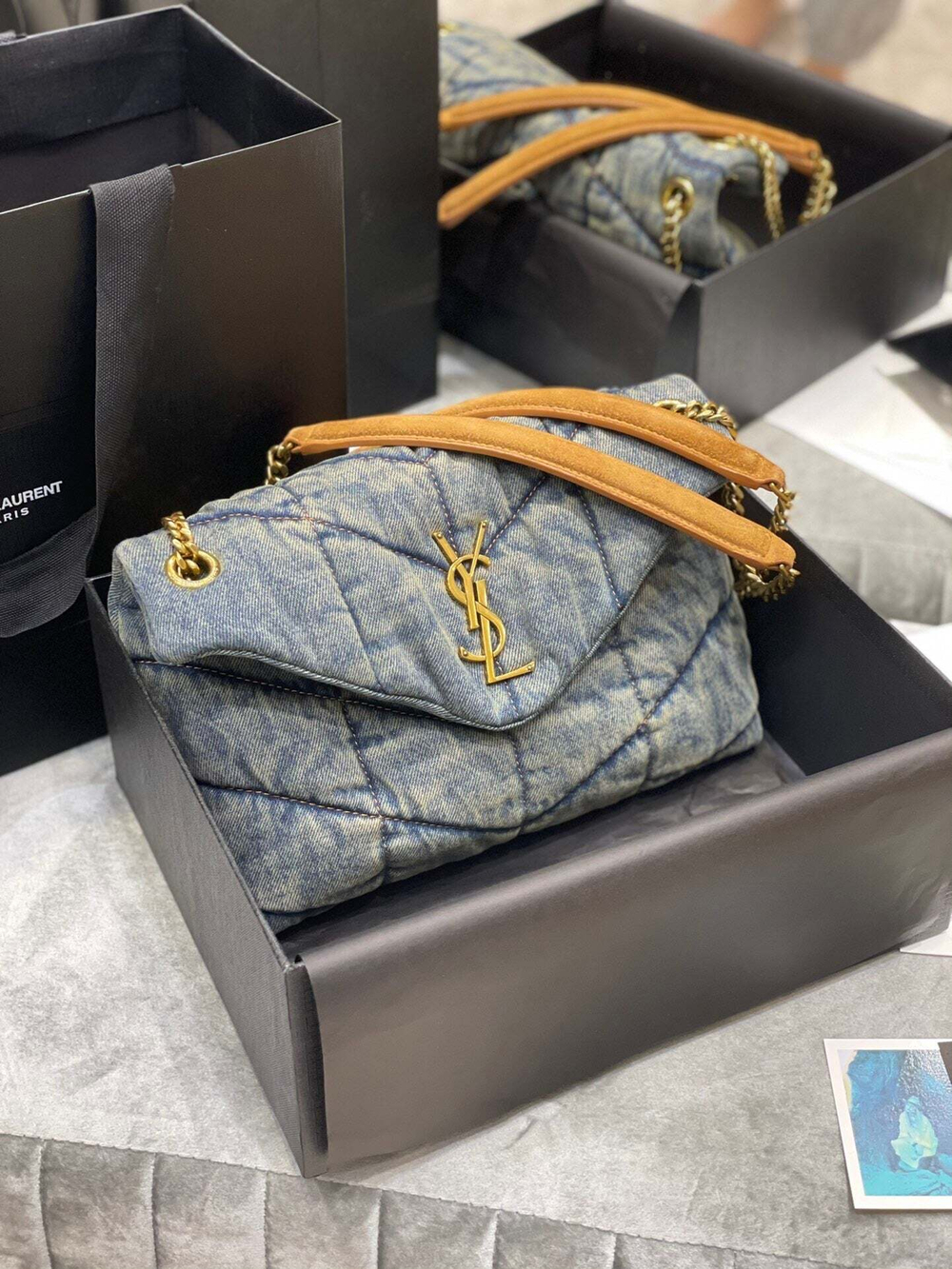Yves Saint Laurent Loulou Puffer Bag 29 cm