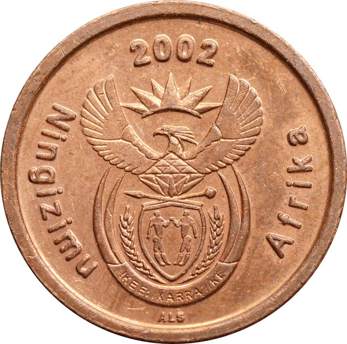 5 центов 2002 ЮАР