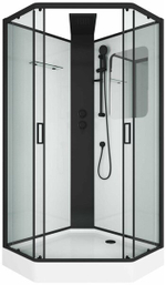 Душевая кабина Grossman Elegans GR251D (90х90х217) дверь раздвижная,5 мест