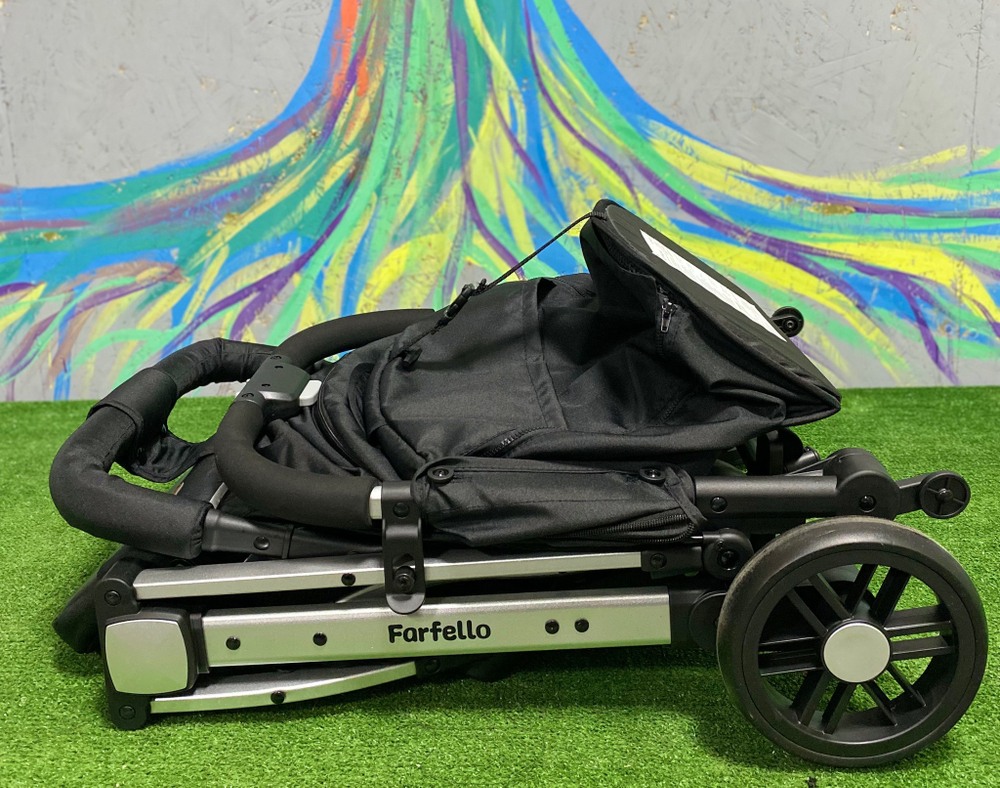 Коляска прогулочная Farfello Comfy Go, черный Артикул: CG-35