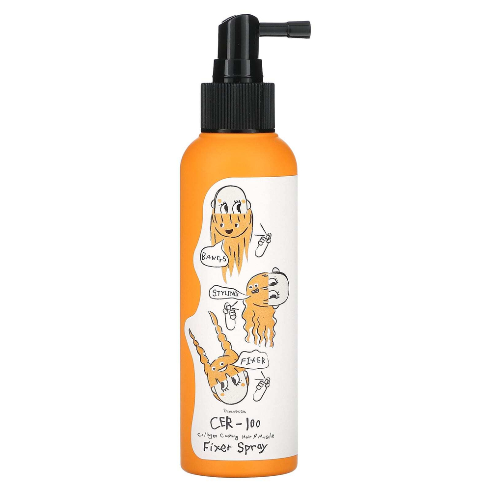 Elizavecca, Cer-100 Collagen Coating Hair A + Muscle Fixer Spray, 150 мл (5,07 жидк. унц.)