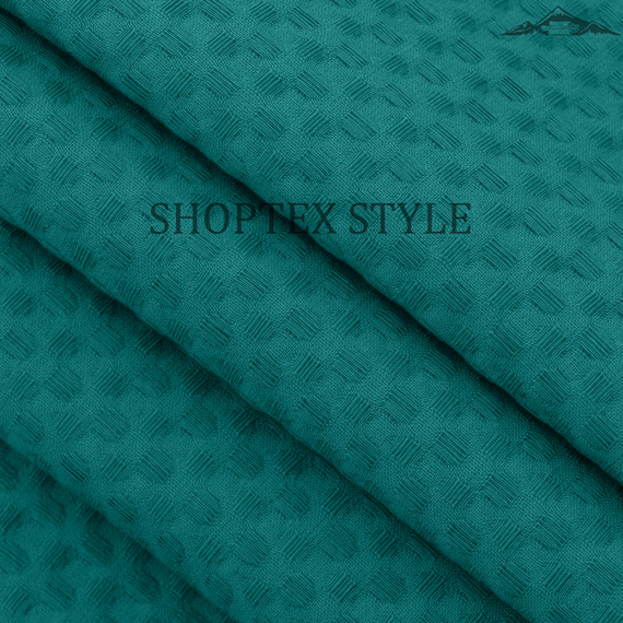 Вафельное полотно гладкокрашеное | ш.150 см | 240 г/м² | хлопок-100%