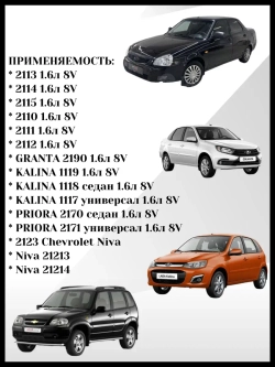 Топливная форсунка BOSCH Калина , Гранта, Приора