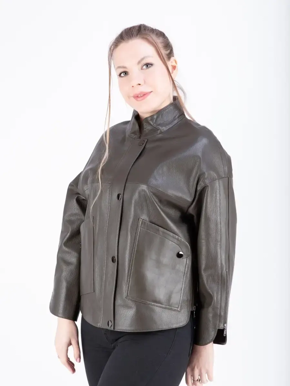 Куртка женская из натуральной кожи