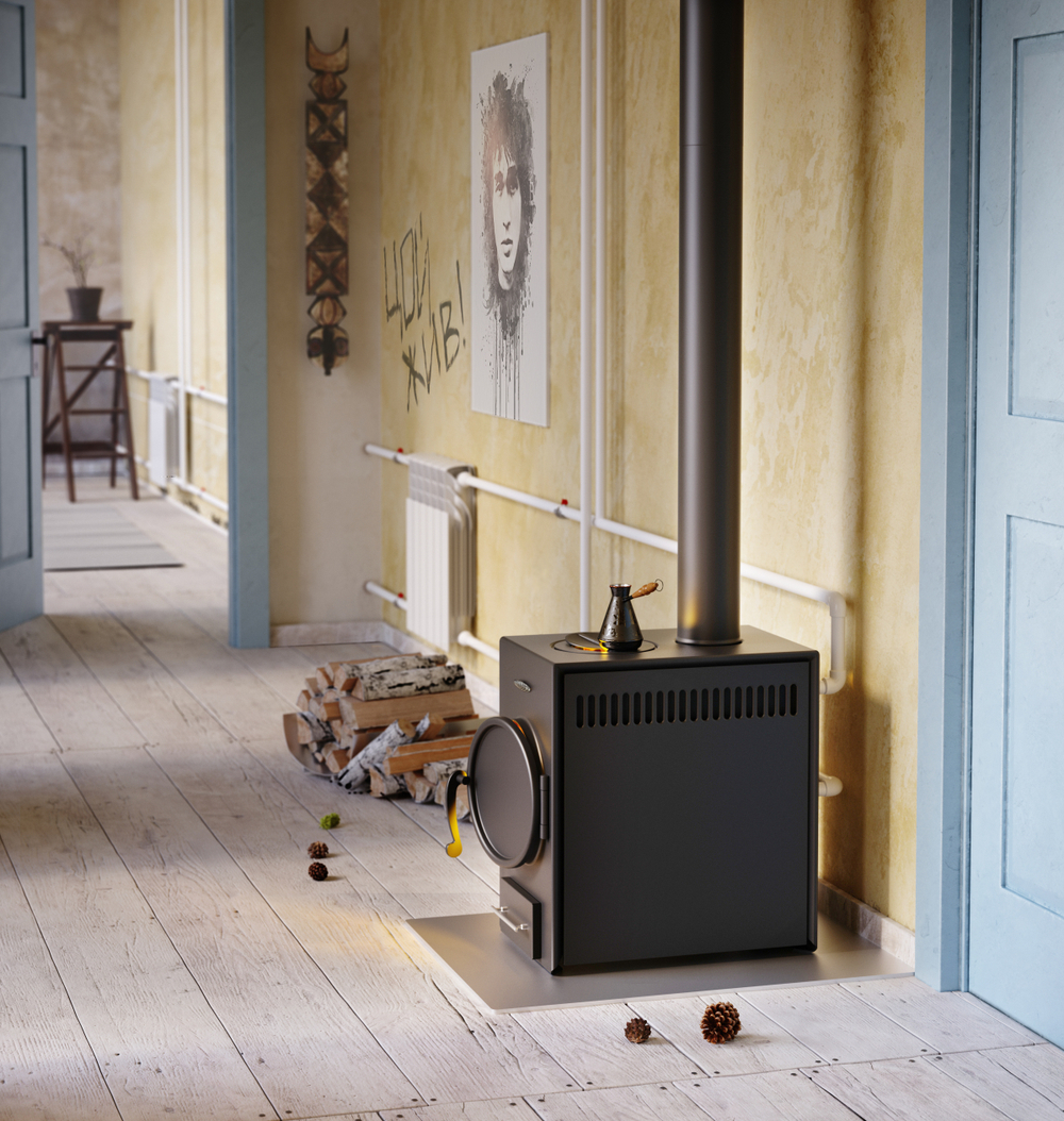 Печь TMF водогрейная Нормаль-батарея ТВ ТО антрацит 115