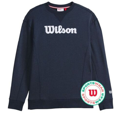 Мужская теннисная кофта Wilson Parkside Crew - classic navy