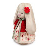 Зайка Ми в платье и вельветовом жакете (малый) 25см.