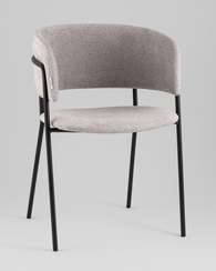 Кресло Нэлли New буклированный велюр серый