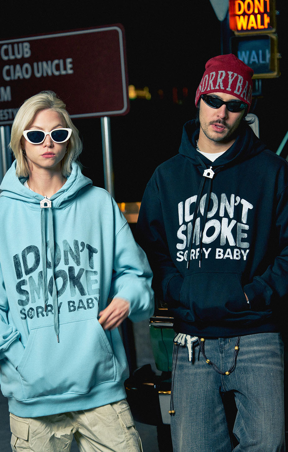 Худи DONSMOKE "Shabby Logo" Loose fit Hoodie