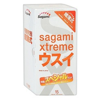 Ультратонкие презервативы Sagami Xtreme Superthin 15шт