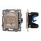 Механизм компьютерной розетки двойной SCT-MPC2-PL-GD-V (RJ-45, CAT6) Arlight 049850