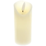 Сувенир с подсветкой «Свеча восковая - Искра» 5,3*12,5 см - облита воском (работает от батареек 2 АА)