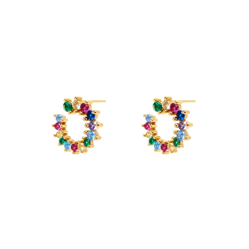 Серьги Мульти Круг – Всплеск