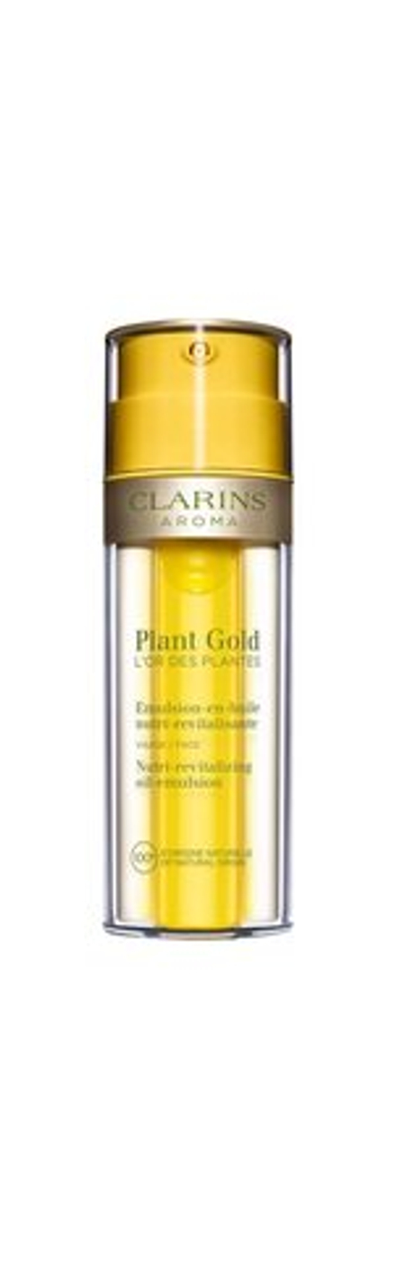 Clarins Plant Gold  Nutri-Revitalizing Oil-Emulsion - Питательное масло для лица 2-в-1 /   35  ml  / GTIN 3666057031038