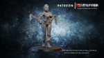 Necromunda Escher Gang Бандитка Эшер №5 с клинками миниатюра для dnd, днд, pathfinder, фентези, Настольная игра, НРИ, Варгейм, РПГ