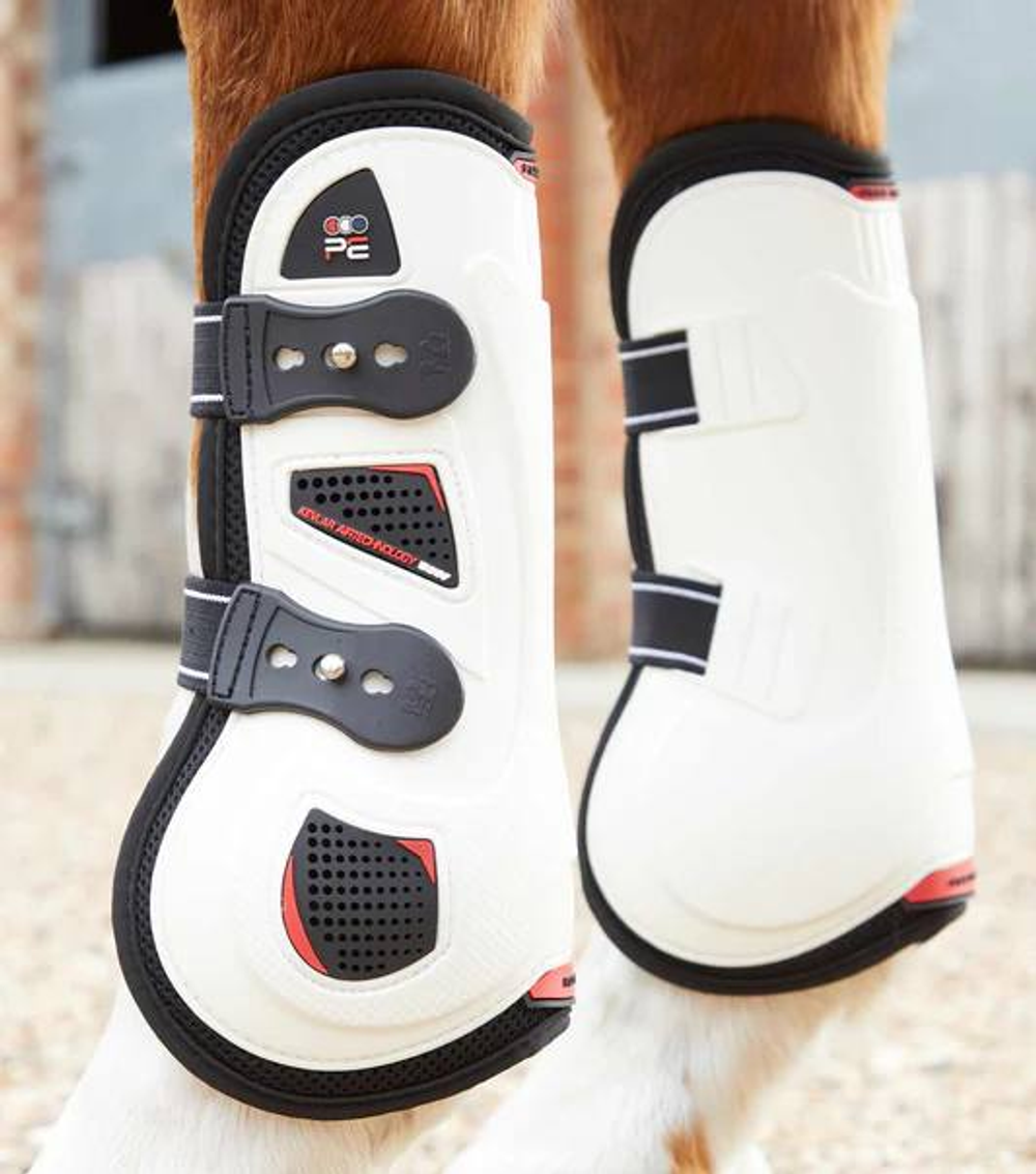 Ногавки PREMIER EQUINE Kevlar Airtechnology Fetlock перед (белый)