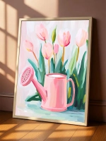 Постер весенний 50х70 см пасха