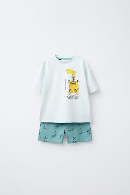 ZARA ПИЖАМА PIKACHU POKÉMON ™, ГОЛУБОЙ