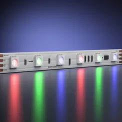 Светодиодная лента 24В 5050 14,4Вт/м 5м IP 20 Адресная (SPI) Цветная (RGB) 201246 Led Strip 201246