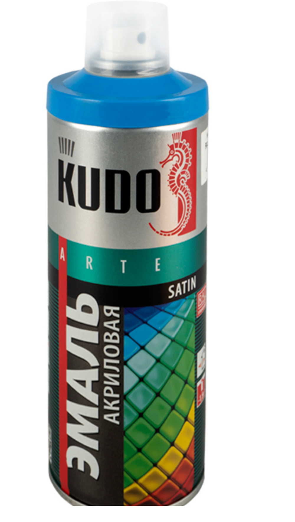 Аэрозольная акриловая краска Kudo Satin, 520 мл