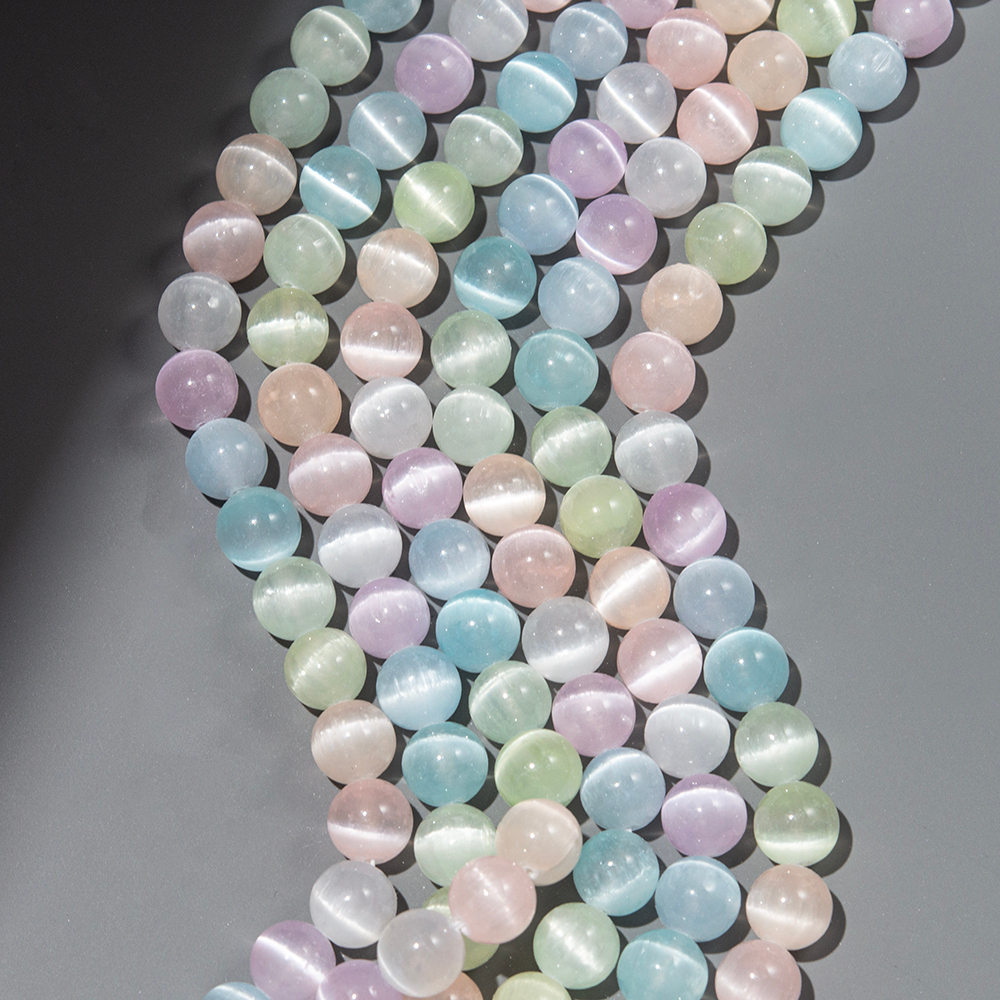 Селенит натуральный "Конфетки", шар, 10,2мм