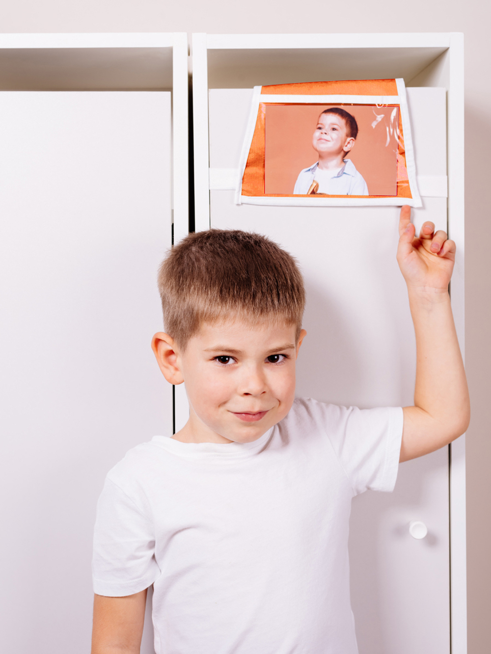 Кармашки в садик 85х20 Слоник (оранжевый)