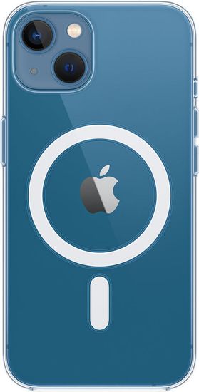 Чехол Apple MagSafe для iPhone 13, поликарбонат, прозрачный