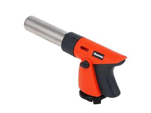 Горелка газовая с пьезоподжигом ЕРМАК с газогенератором 17*7,8*3,8см (80шт/уп)