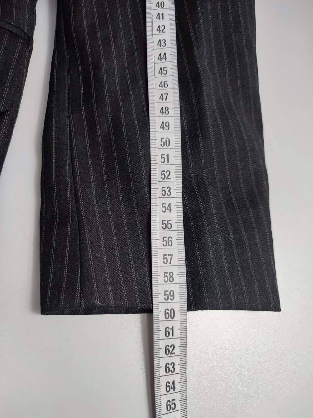 Пиджак в полоску с шерстью 50-52 размер