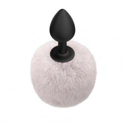 Анальная Пробка с Хвостом Emotions Fluffy White 4017-01lola