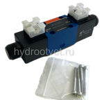 4WE6D61/OFCW110-50N9K4 - Гидрораспределитель золотниковый Ду 6 с электроуправлением, схема D (574А/ОФ), электроуправление W110, возврат - OF = без пружины, с фиксатором