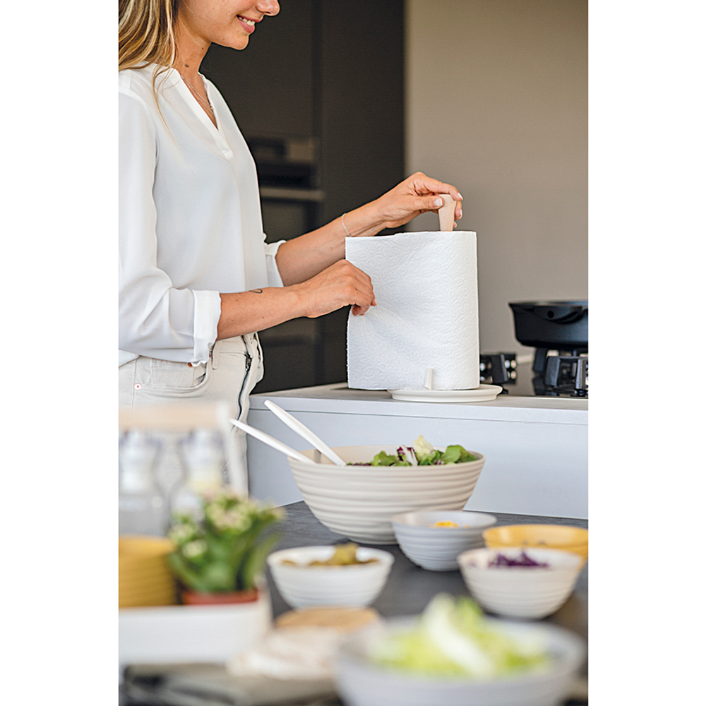 Держатель для бумажных полотенец tierra, 30,5 см, серо-бежевый