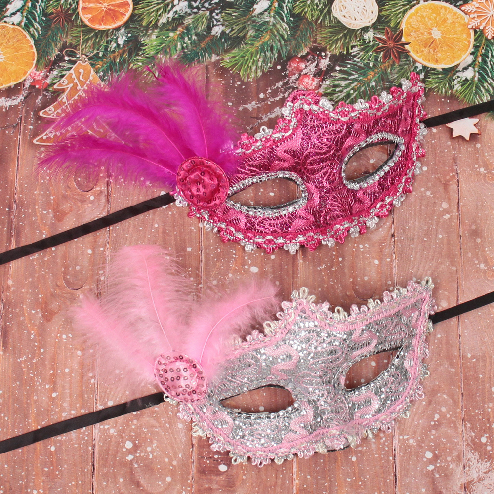 Маска карнавальная «Королевский шик», микс